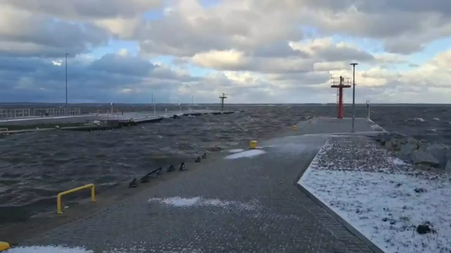 Zalew Wiślany i rzeka Pasłęka w Nowej Pasłęce